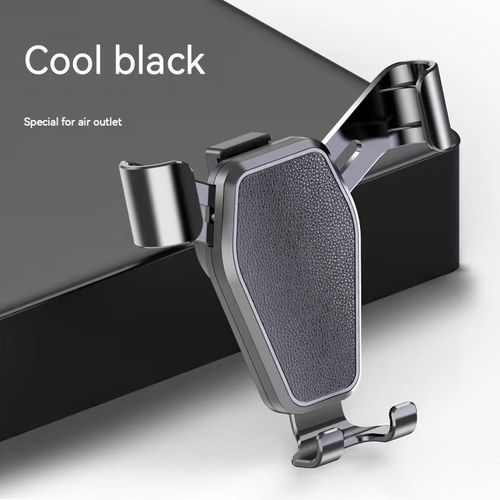 Car navigation phone holder, car air vent anti-shake gravity car mount