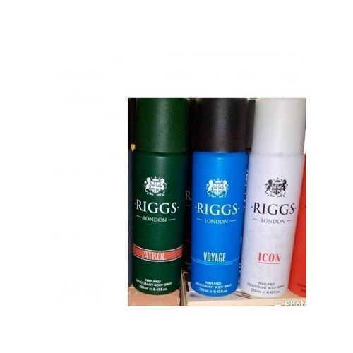 Riggs London Deodorant And Body Spray 250ml 3-in-1 Mixed