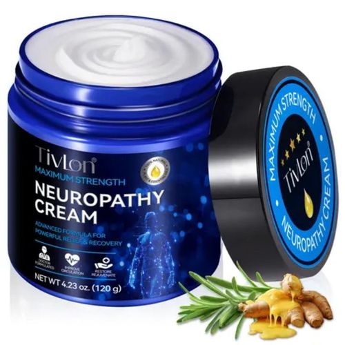 Maximum Strength Neuropathy Cream – Fast Relief for Nerve Pain, Tingling, Burning Feet, Numbness & Leg Discomfort (120g)