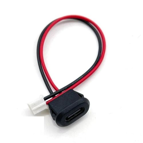 2Pin USB Connector Type-C Waterproof with Female Socket