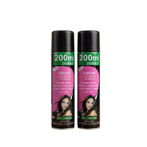 DUBAS OIL Sheen Hair Spray - Oil Sheen (Hair Shine Conditioner) 200ml x 2