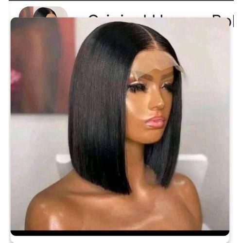 Original hair Bob Wig With 4 by 4 Closure- top quality