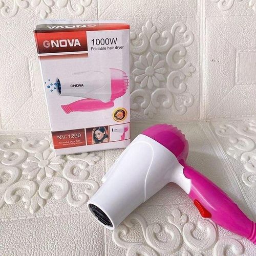 Nova 1000W Foldable Hair Dryer Portable Electric Blow Dryer Travel Hair Dryer Hot & Cool Air