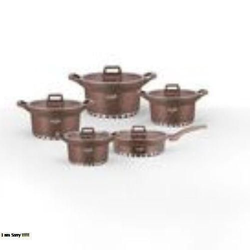 10pcs Non Stick Aluminum Cooking Pots With Frying Pan