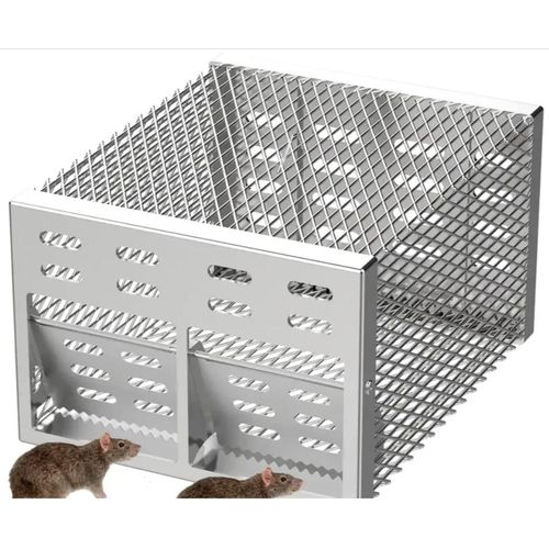 Double-mouthed mousetrap, only in, no out, comes with 20 packs of bait