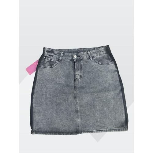 High quality ladies denim mini skirt