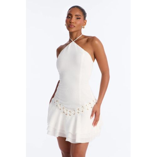 Rayna Sleeveless Textured Mini Dress