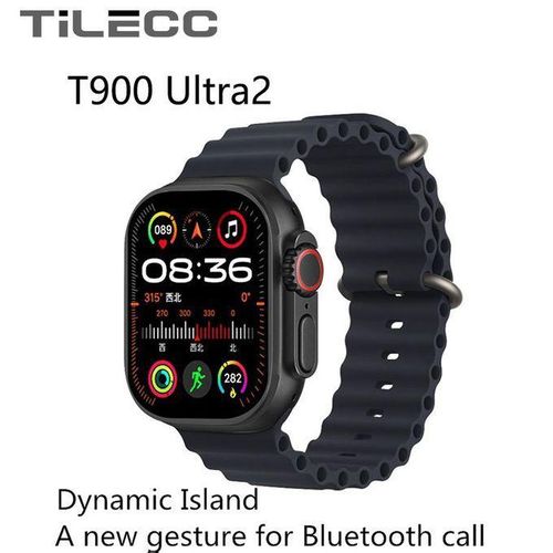 T900 Ultra 2 Smartwatch 2.19 Inch Display Bluetooth Call Waterproof Black