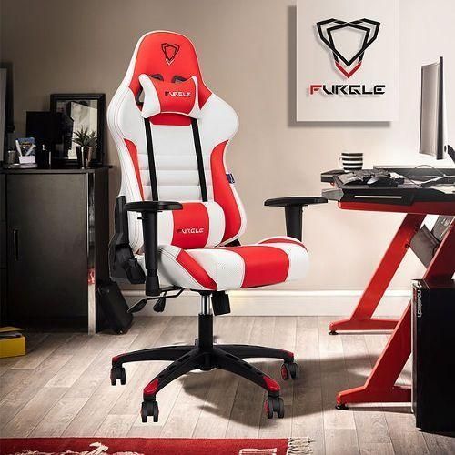 FURGLE Custom Home & Studio Ergonomic Chair(Red & White)