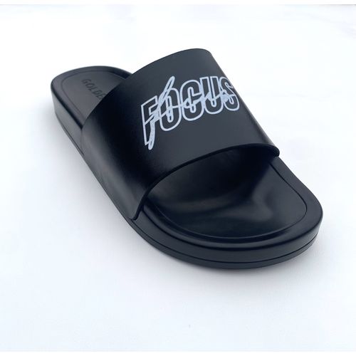 FOCUS - Trendy (Unisex) Summer Slide Slippers - Black