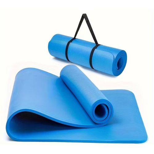 Thick Yoga Mat Non-Slip Exercise Mat Pad With Carrying Strap