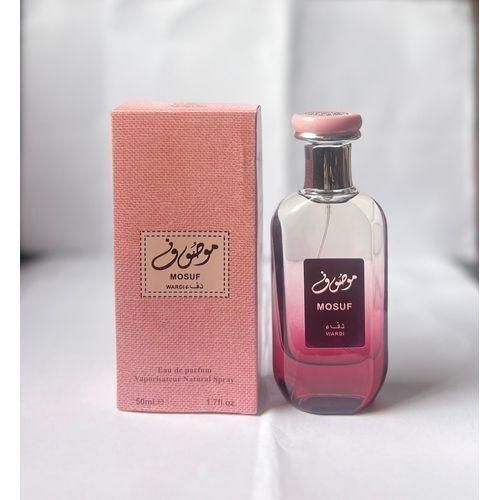Mosuf Wardi Eau de Parfum – 50ml - Long-Lasting Floral Fragrance for Women Nafdac No. A2-103589