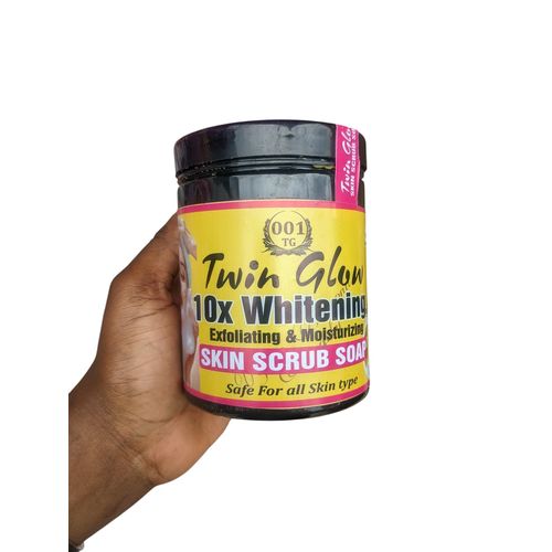 Twin Glow Lightenin Exfoliating And Renewing Super Body Scrub Soap