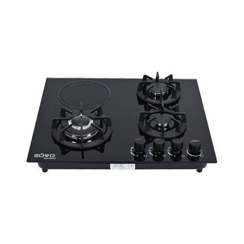 Table Top Gas Cooker,3 Burner with Strong Glass THREE-Head Furnace Portable Ignition Burner With Tempered Glass Top Natural Gas Liquefied Gas