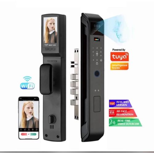 WiFi smart lock with facial recognition