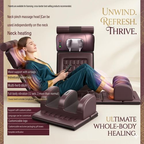 Back Pain Cushion MASSAGE BED with Heat PadFull Body Massage Bed with Neck Massage Pillow10 Vibrating Motors Massagers for Neck Back Heating Pad Full Body Electric ORTHOPEDIC Massage Mat Electric Massage Mattress Vibrating Heating bed