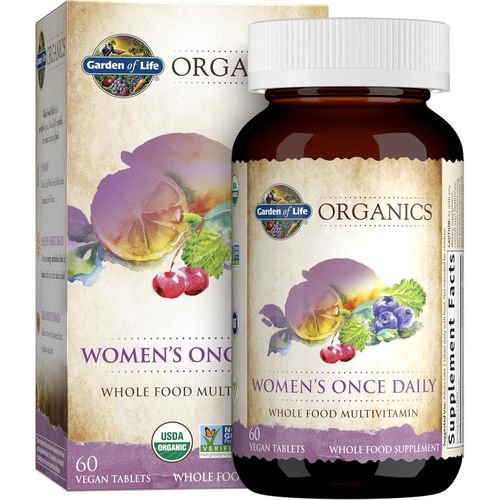 Organics Once Daily Multivitamin for Women, 60 Tablets
