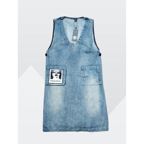 Super quality ladies luxury mid-length jeans gown