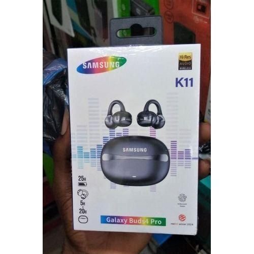 Samsung.Galaxy Buds Pro4 Clip-on Wireless Earbuds - K11 Super Bass Bluetooth Earhook / Ear clip Airpods