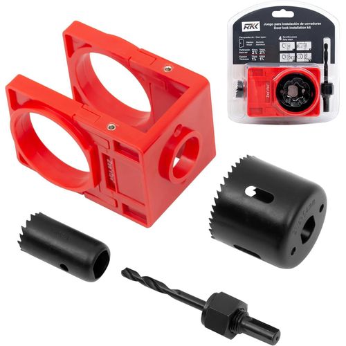 Door Lock Installation Drill Bit Set, Door Lock Hole Sizing Set