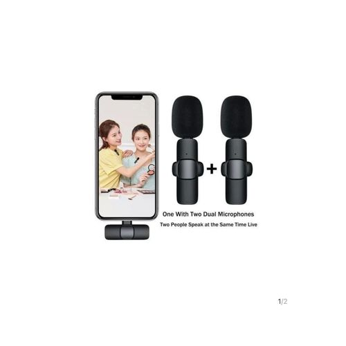 K9 Dual Wireless Bluetooth Microphone for Type C Android