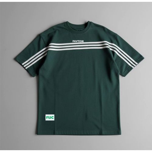 MULTI STRAP TEE : GREEN