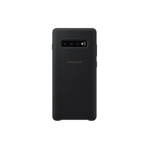 Samsung Galaxy S10 Silicone Case - Black + Free Screen Guard
