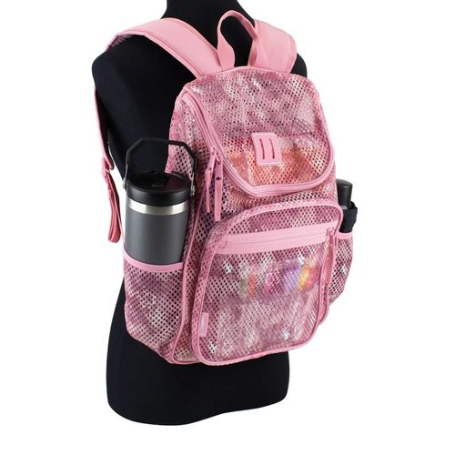 Unisex Myth Pro Top Loader Mesh Backpack, Pink Galaxy(Durable Light weight Mesh )