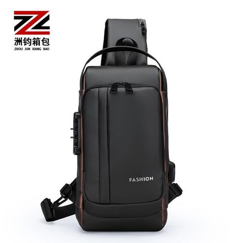 MEN AND WOMEN ANTI-THEFT LUXURY CROSS BAG-Black
