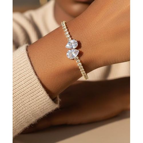 Stylish Ladies Zirconia Bracelet