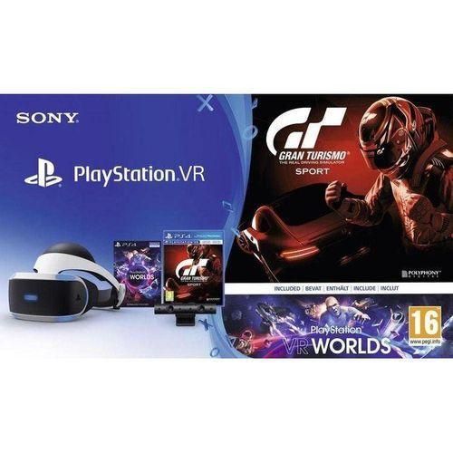 Sony PlayStation VR Bundle With GT Sports + VR World Game