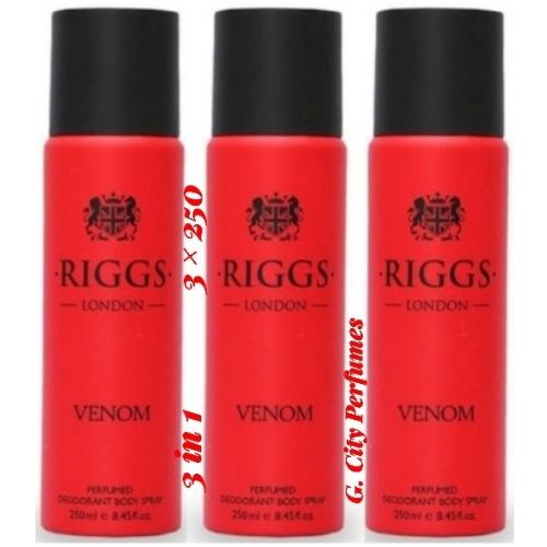London 250ml Body Spray - 3pcs (Red)