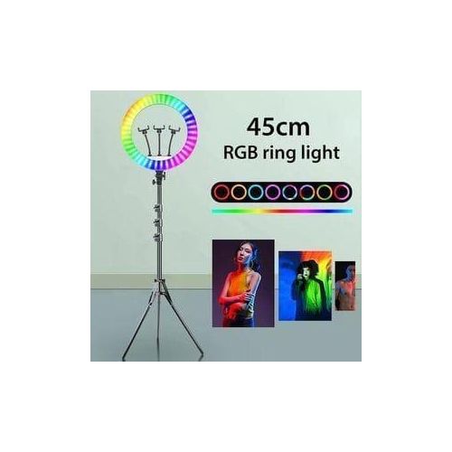 Ringlight LED 18 Inches ( EXTRA LARGE With 3 Phone Holder)