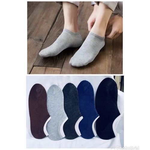 5 Pairs Sneakers Loafers Fashion Invisible Half Socks