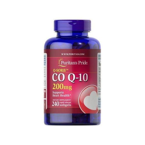 Q-SORB CoQ-10 200mg -Supports Heart Health -240 Rapid Release Softgels