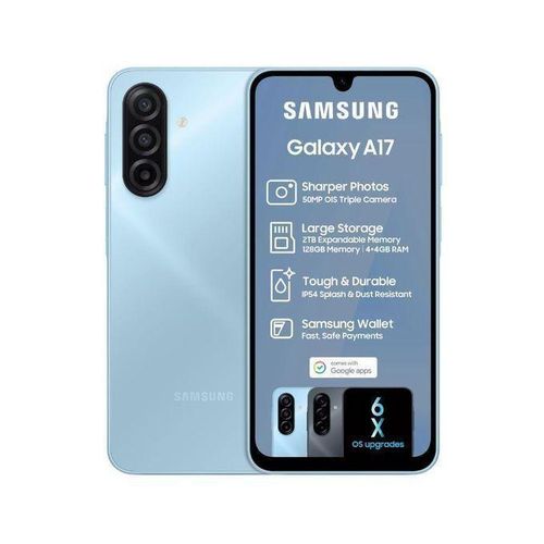 A17 4G- 8GB /256GB- Dual Sim- 5000mah- LIGHT BLUE