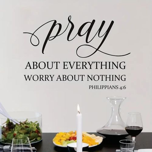 Classic Removable PVC Wall Stickers, Inspirational English Phrases, Self-Adhesive, with Plastic Material, for Living Room, Entrance, Bedroom