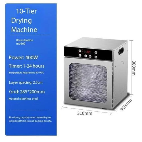 10 Layer Digital Industrial Food Dehydrator