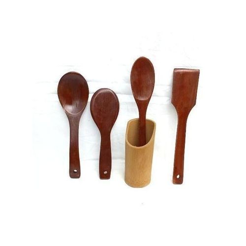 Wooden Kitchen Spoon Set - 4pcs cooking spoon
