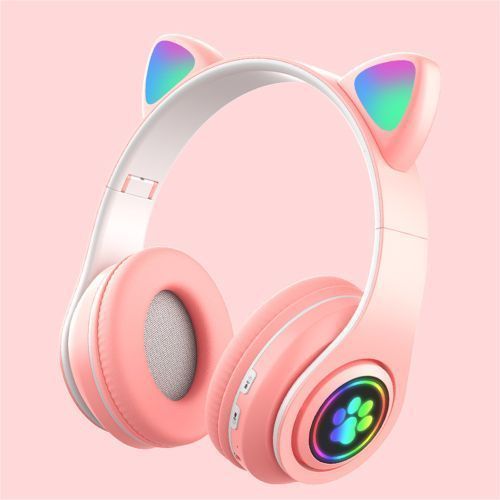 Sexy Cat Ear Wireless Bluetooth 5.0 Stereo Foldable Headset