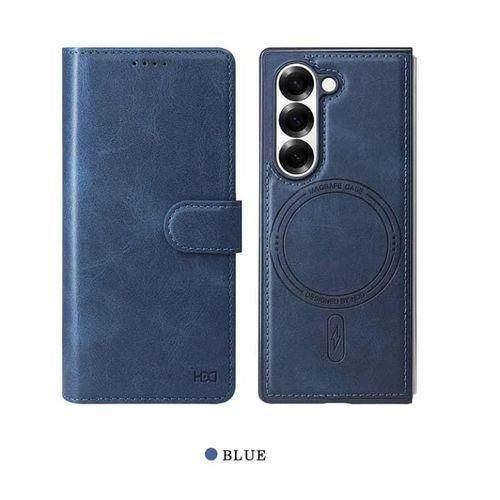 Samsung Galaxy fold 7 leather case with Magsafe and card slot
