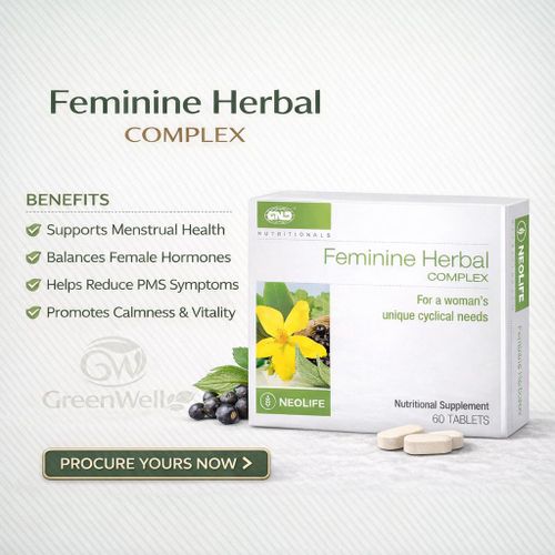 Feminine Herbal Complex – 60 Tablets for Women’s Balance & Wellness