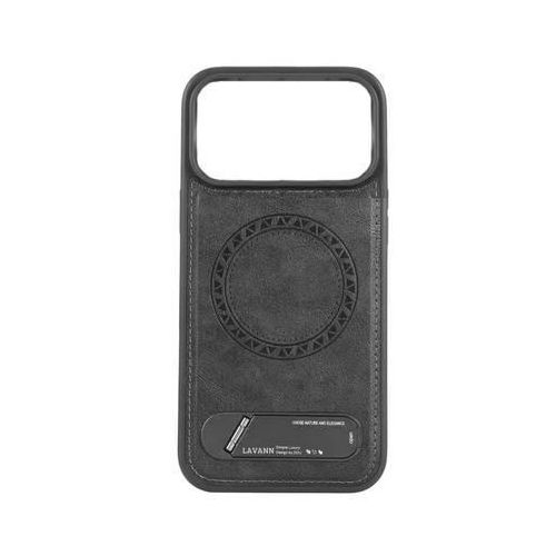 iPhone 17 Promax Quality PU Magsafe Leather Case with Built-in Kickstand