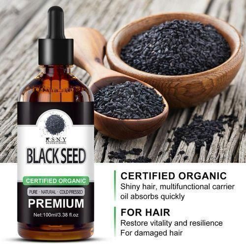 100% Pure Black Seed Oil - Cold-Pressed- Thymoquinone,Black Cumin Seed Oil, Liquid Pure Blackseed Oil,Stronger Roots, Healthier Hair,anti-hair loss oil, natural black seed oil, hair strengthening oil, black seed oil 100ml, hair booster oil
