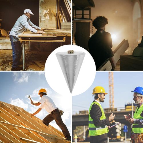 Plumb Bob Hanging Wire Hammer Plumb String High Building Measuring Tool for Straight Level Test.