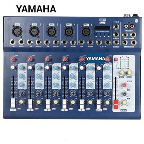 7 Channels Mixer With Phantom Power, USB, & Bluetooth