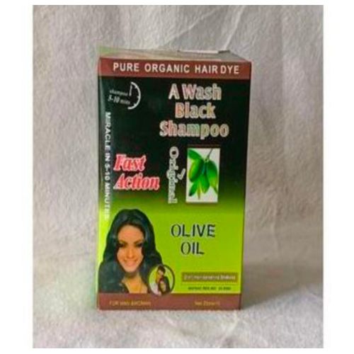 Hair Dye A Wash Black Shampoo