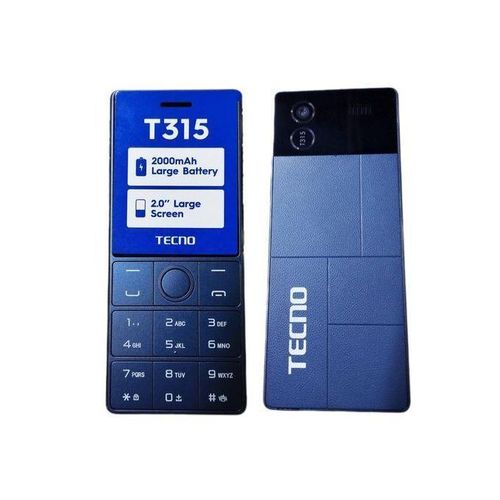 T315,2.0 Display,FM,loud Speaker,touch,2000mah Blue