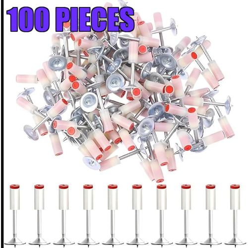 100 Pieces Of Heavy Duty Steel Nail Gun Nails
