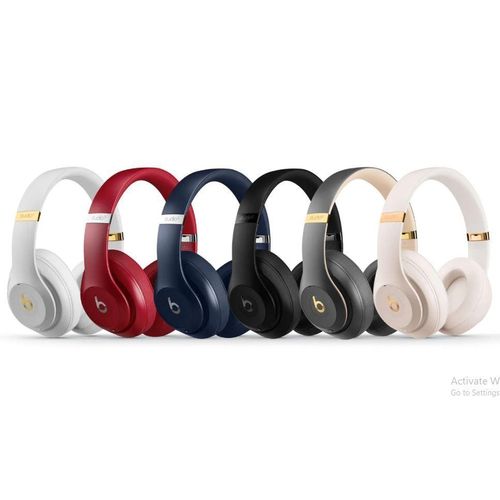 Beats Studio 3 Wireless Bluetooth Over-Ear Headphones, Level Active Noise Cancellation, Transparency Mode, Personalized Premium Headset Sports/Gaming Earbuds AIR True Stereo QuietComfort GAMING SPORT Ultra Affordable Headphone Earphone EàrBuds PODS